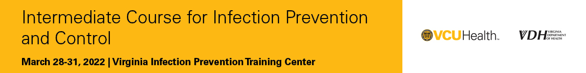 Intermediate Course for Infection Prevention and Control Banner
